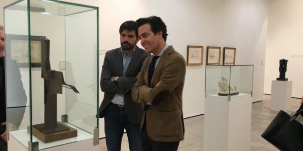 Inauguración exposición Colección ICO de Escultura con Dibujo en Tudela