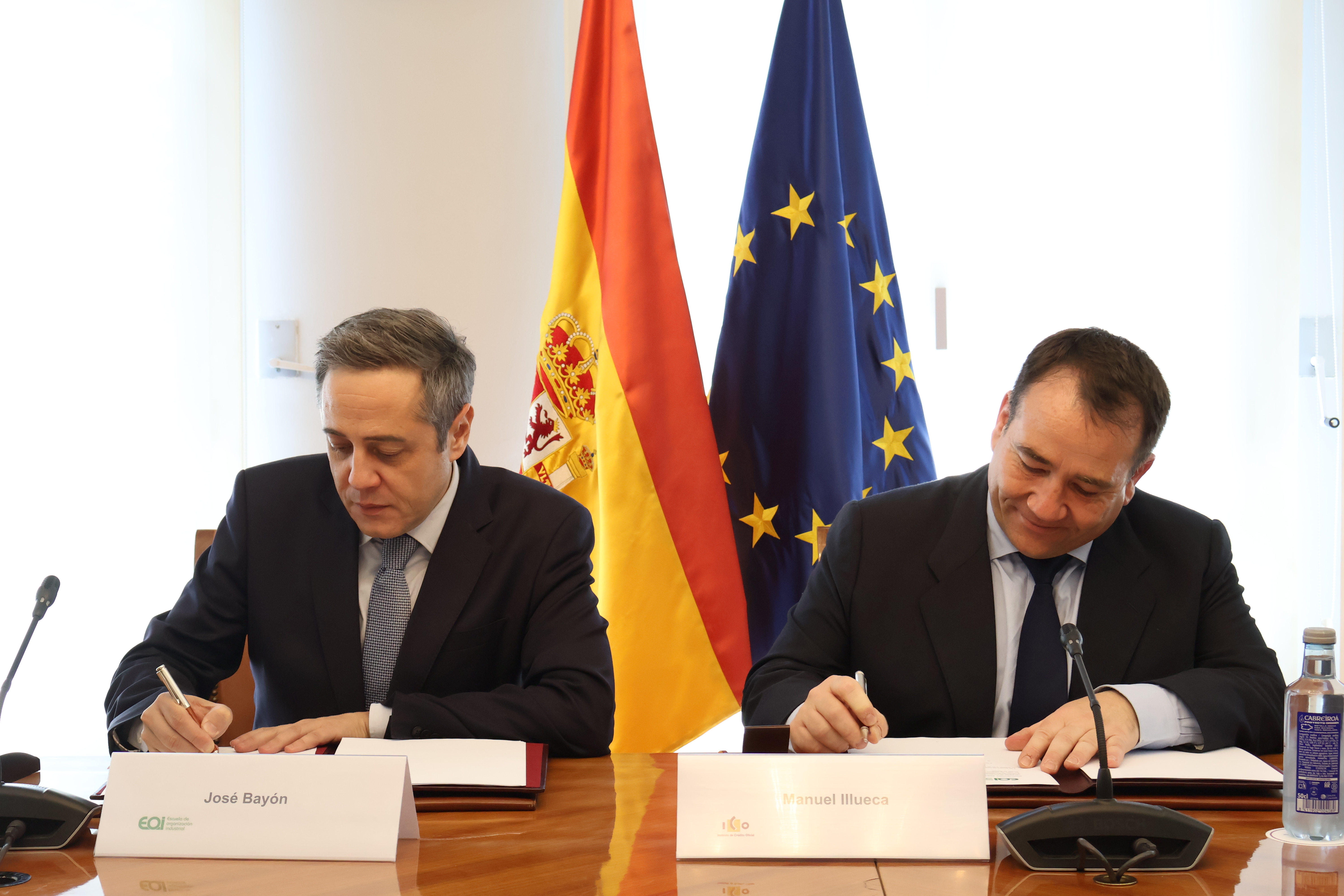 El Director general de la EOI y el Presidente del ICO firman el convenio