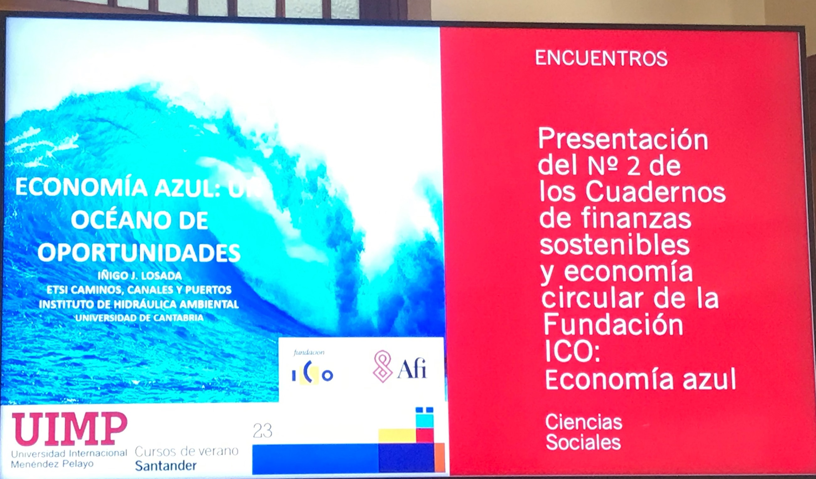 Economía azul en los Cuadernos de Finanzas Sostenibles y Economía Circular