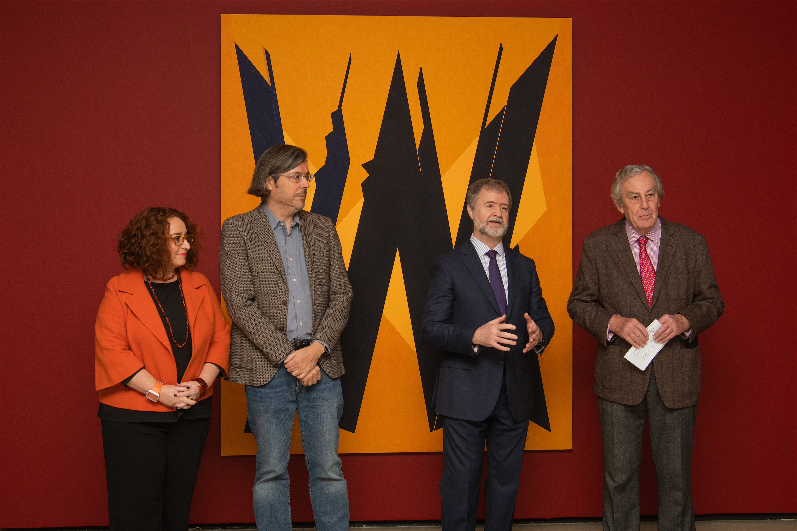 Comisarios y representantes de Fundación Pablo Palazuelo y Fundación ICO Comisarios y representantes de Fundación Pablo Palazuelo y Fundación ICO